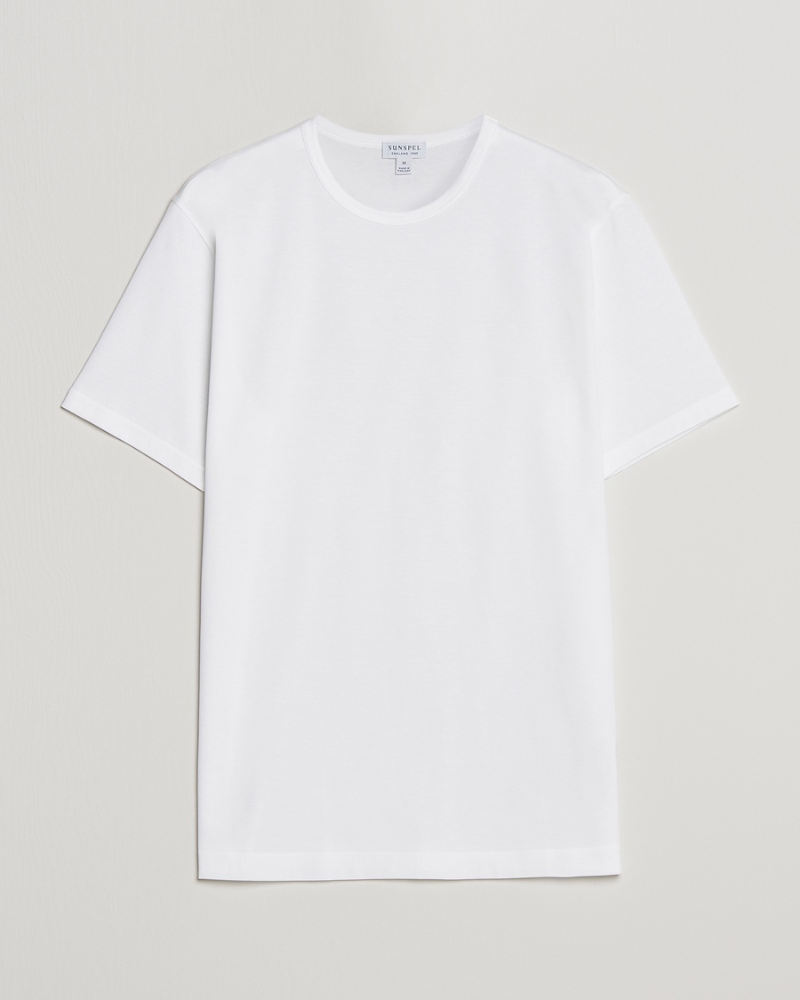  Crew Neck Cotton Tee White