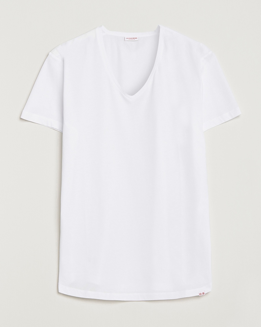  OB V-Neck Tee White