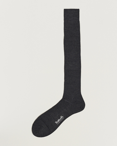 Herre | Strømper | Pantherella | Naish Long Merino/Nylon Sock Charcoal