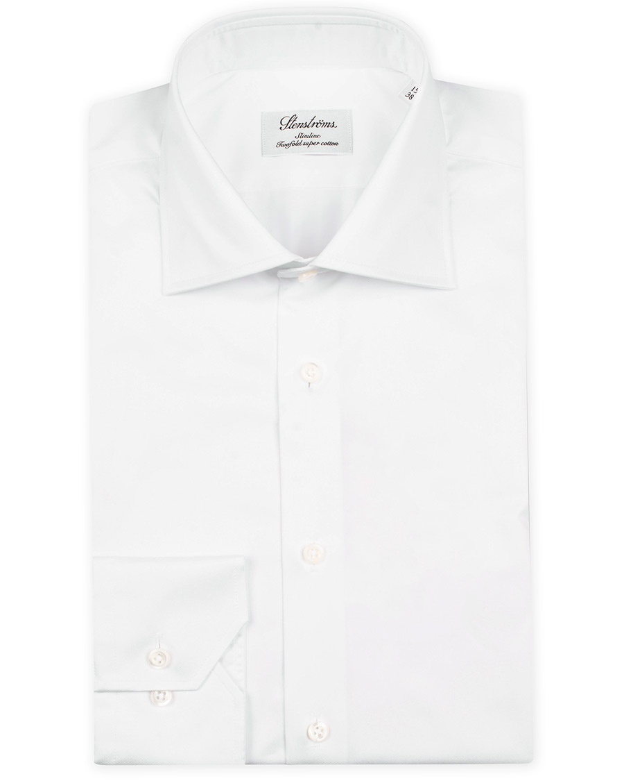 Stenströms Slimline Shirt White Stenströms Slimline Shirt White