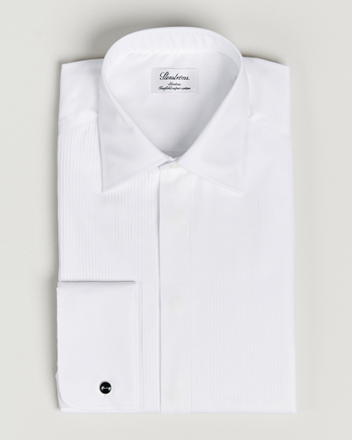 Herre | Tøj til bryllup | Stenströms | Slimline Smoking Shirt White
