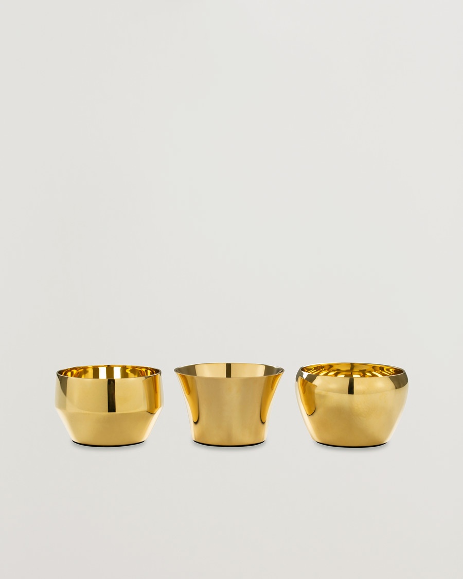  Kin Brass Set of Three