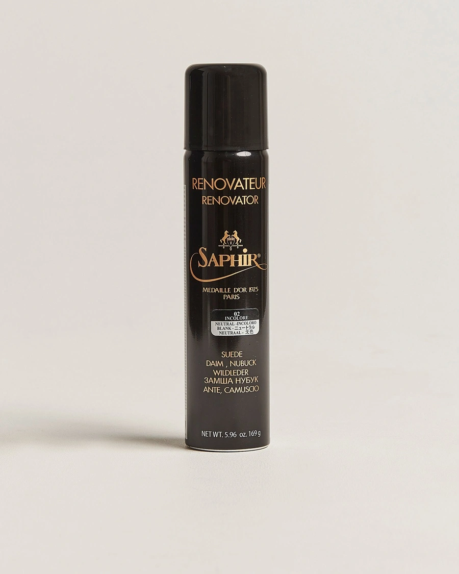 Saphir Medaille d'Or Renovateur Suede 250 ml Spray Neutral – Transparent