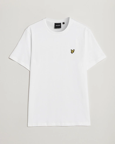 Herre | Hvide t-shirts | Lyle & Scott | Plain Crew Neck Cotton T-Shirt White