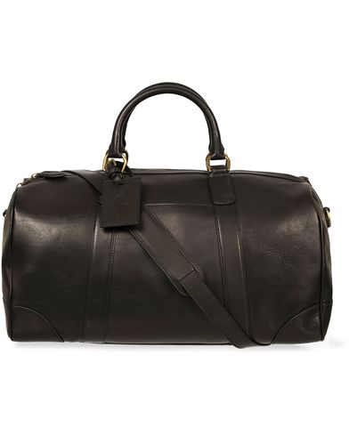  Duffle Leather Bag Black