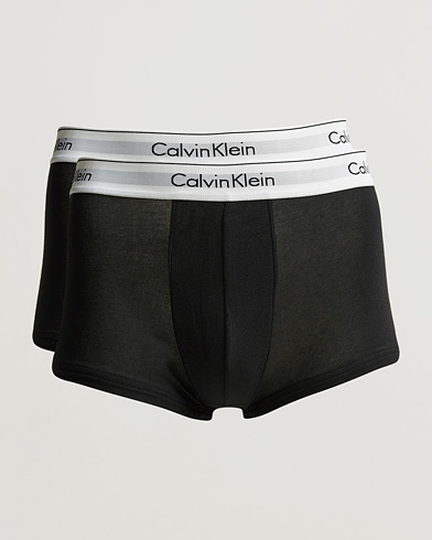 Herre | Trunks | Calvin Klein | Modern Cotton Stretch Trunk 2-Pack Black