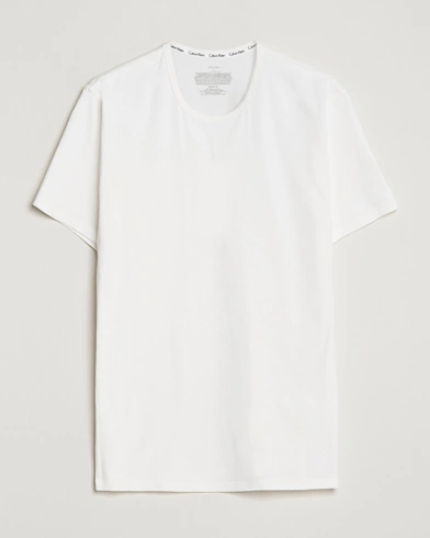 Herre | Flerpak | Calvin Klein | Cotton Crew Neck Tee 2- Pack White