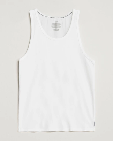 Herre | Undertøj | Calvin Klein | Cotton Tank Top 2-Pack White