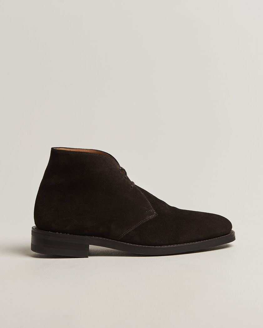 Loake 1880 Pimlico Chukka Boot Dark Brown Suede – Brun