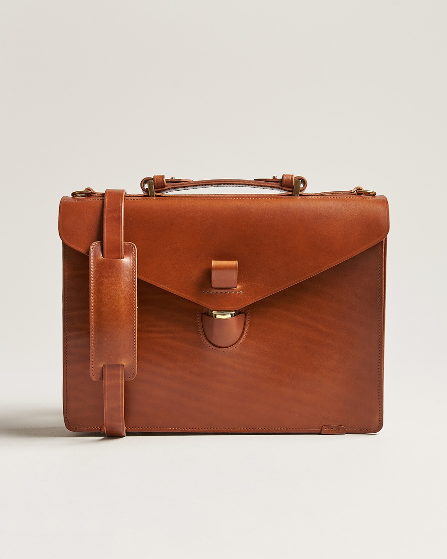 Herre | | Tärnsjö Garveri | TG1873 Briefcase Cognac