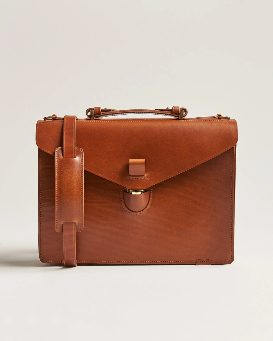 Tärnsjö Garveri TG1873 Briefcase Cognac – Brun