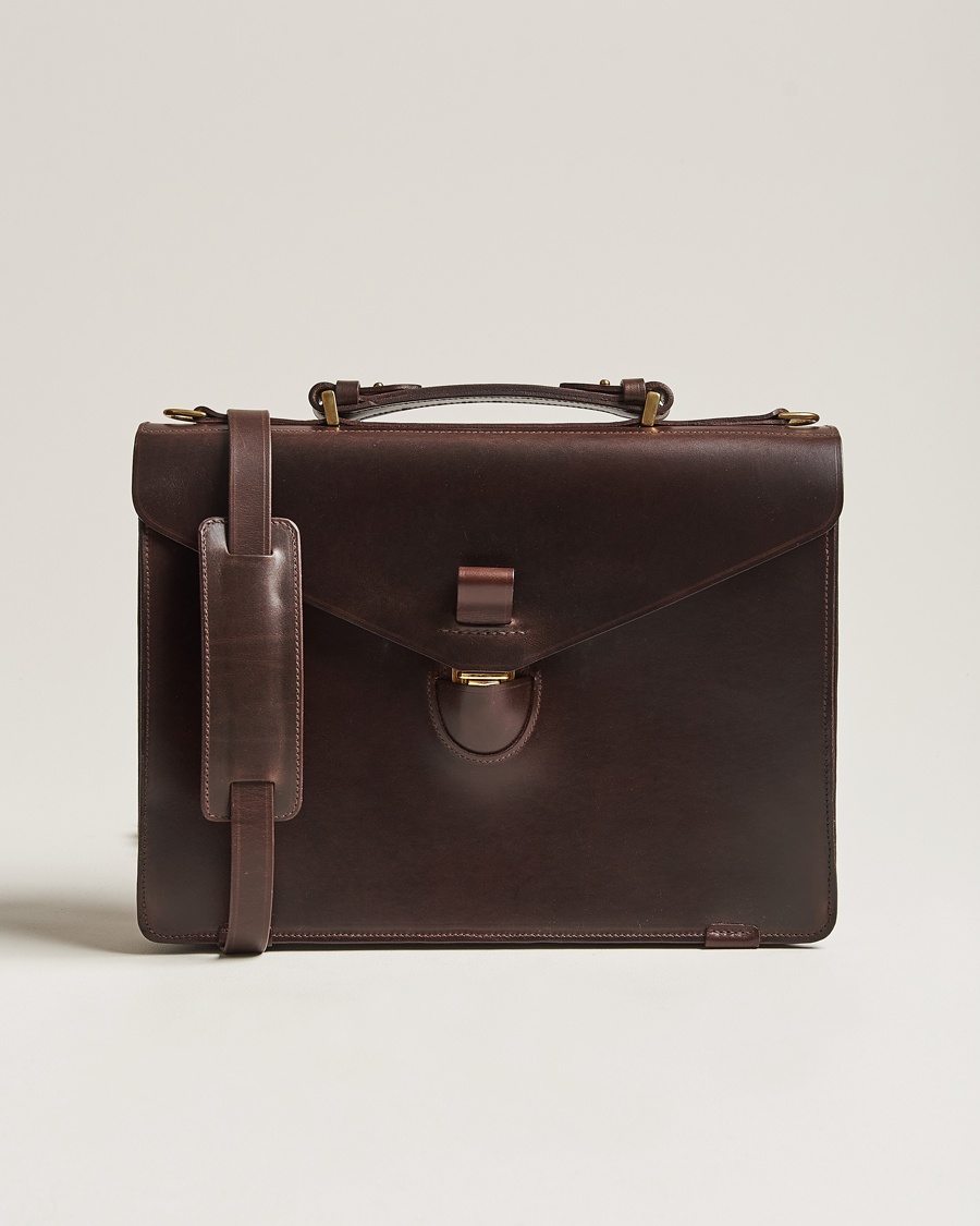 Tärnsjö Garveri TG1873 Briefcase Dark Brown – Brun