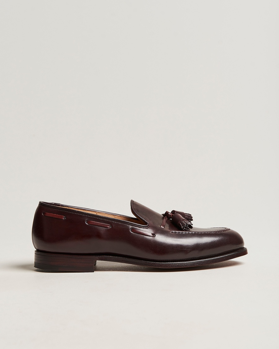 Herre | Preppy Authentic | Crockett & Jones | Cavendish Tassel Loafer Burgundy Cordovan