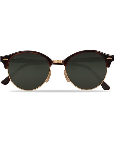 Herre |  | Ray-Ban | 0RB4246 Clubround Sunglasses Red Havana/Green
