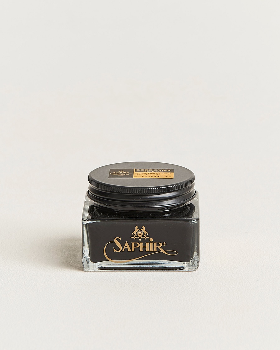 Saphir Medaille d'Or Cordovan Creme 75 ml Black – Sort