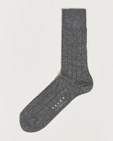 Herre | Sokker i merinould | Falke | Lhasa Cashmere Socks Light Grey