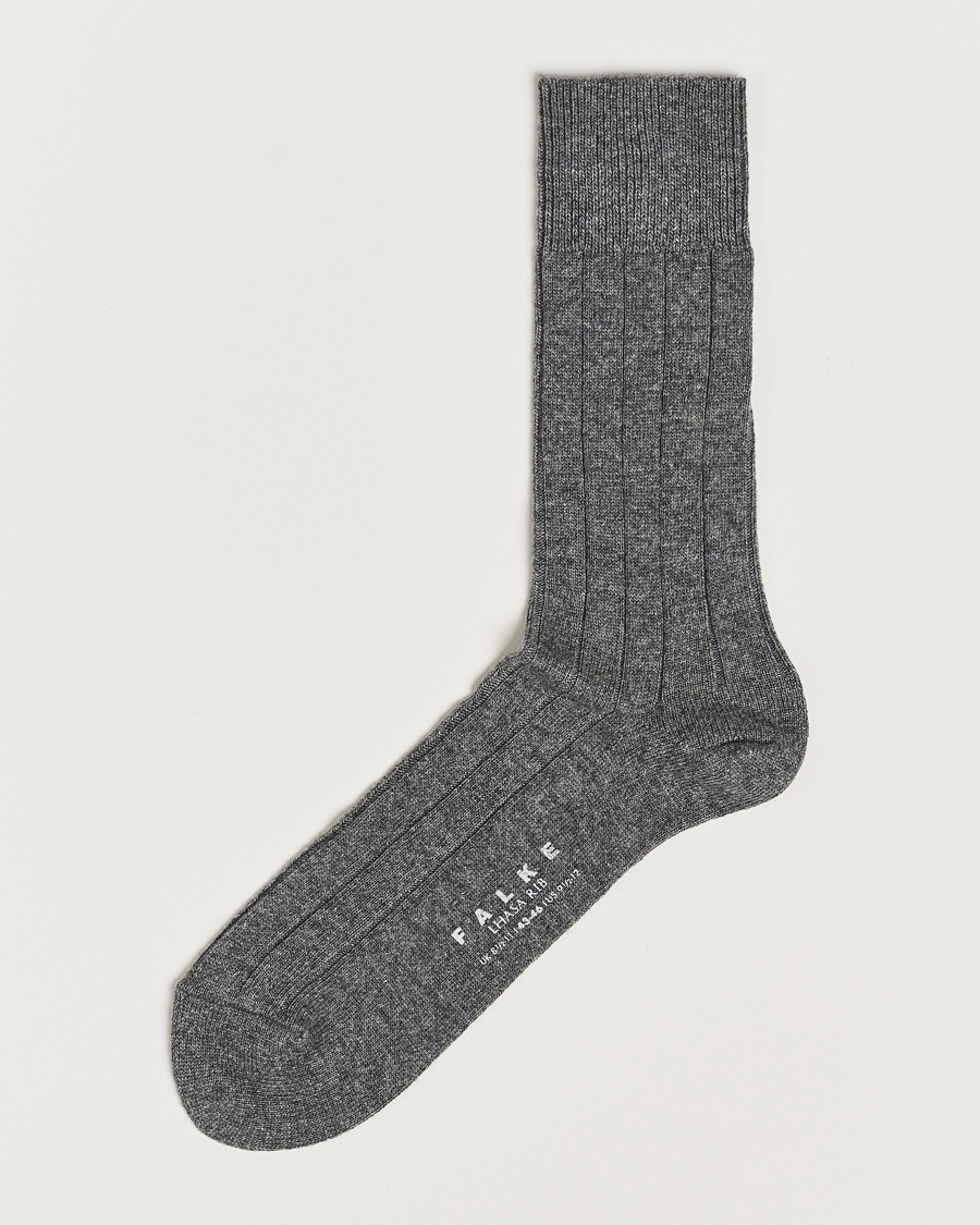 Falke Lhasa Cashmere Socks Light Grey – Grå