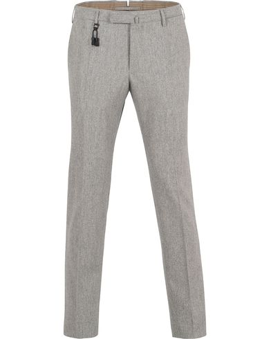  Super 100´s Flannel Trousers Light Grey