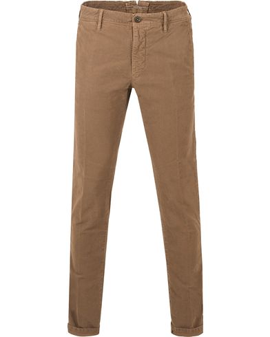  Slim Fit Garment Dyed Washed Chino Brown