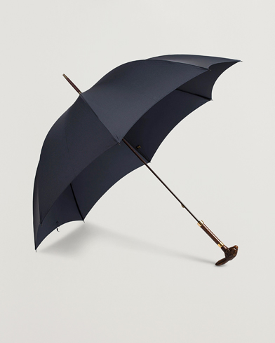 Herre | Gå regnen i møde med stil | Fox Umbrellas | Brown Rabbit Umbrella Navy