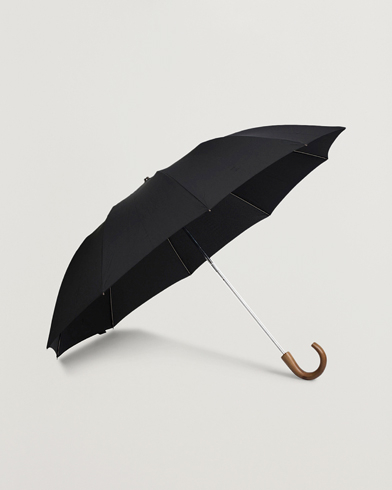 Herre | Best of British | Fox Umbrellas | Telescopic Umbrella Black