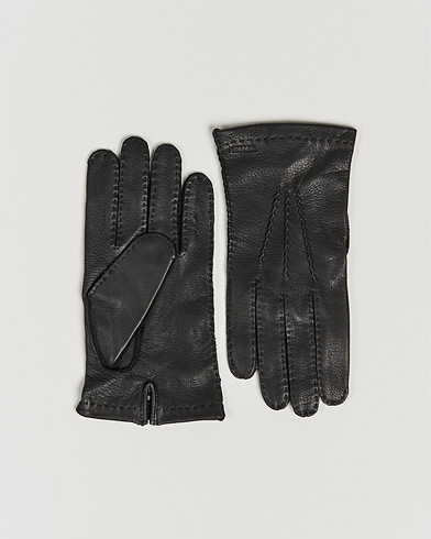 Herre | Handsker | Hestra | Henry Unlined Deerskin Glove Black