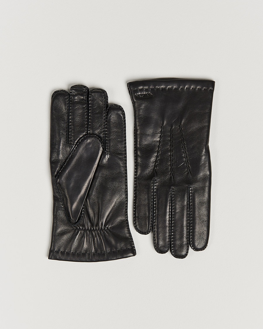 Hestra Edward Wool Lined Glove Black – Sort