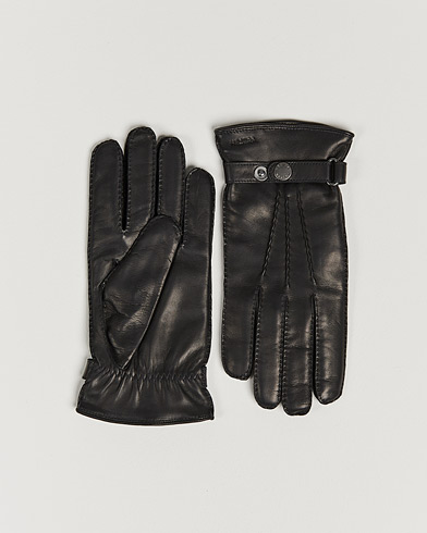 Herre | Promenadehandskerne | Hestra | Jake Wool Lined Buckle Glove Black