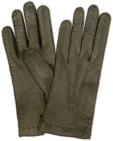  Peccary Handsewn Unlined Glove Forrest Green
