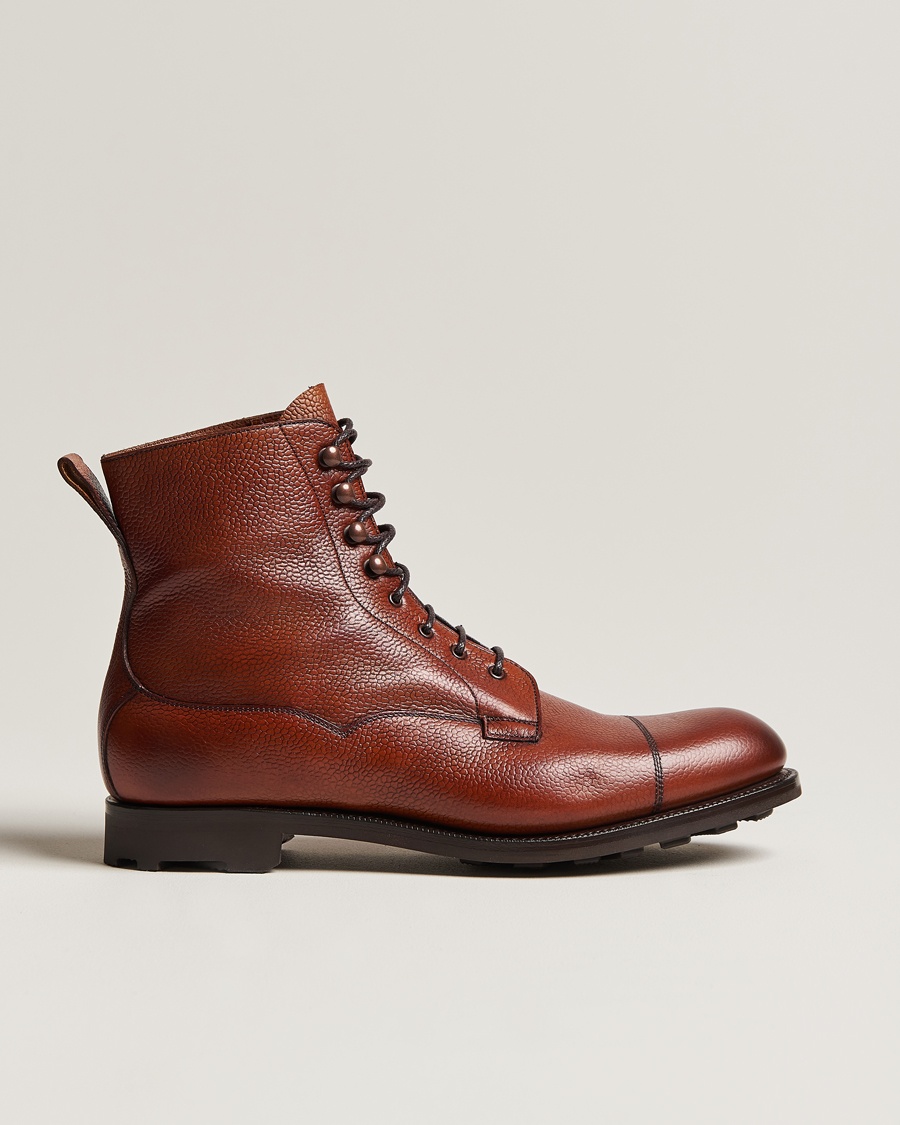Edward Green Galway Ridgeway Boot Rosewood Country Calf – Brun