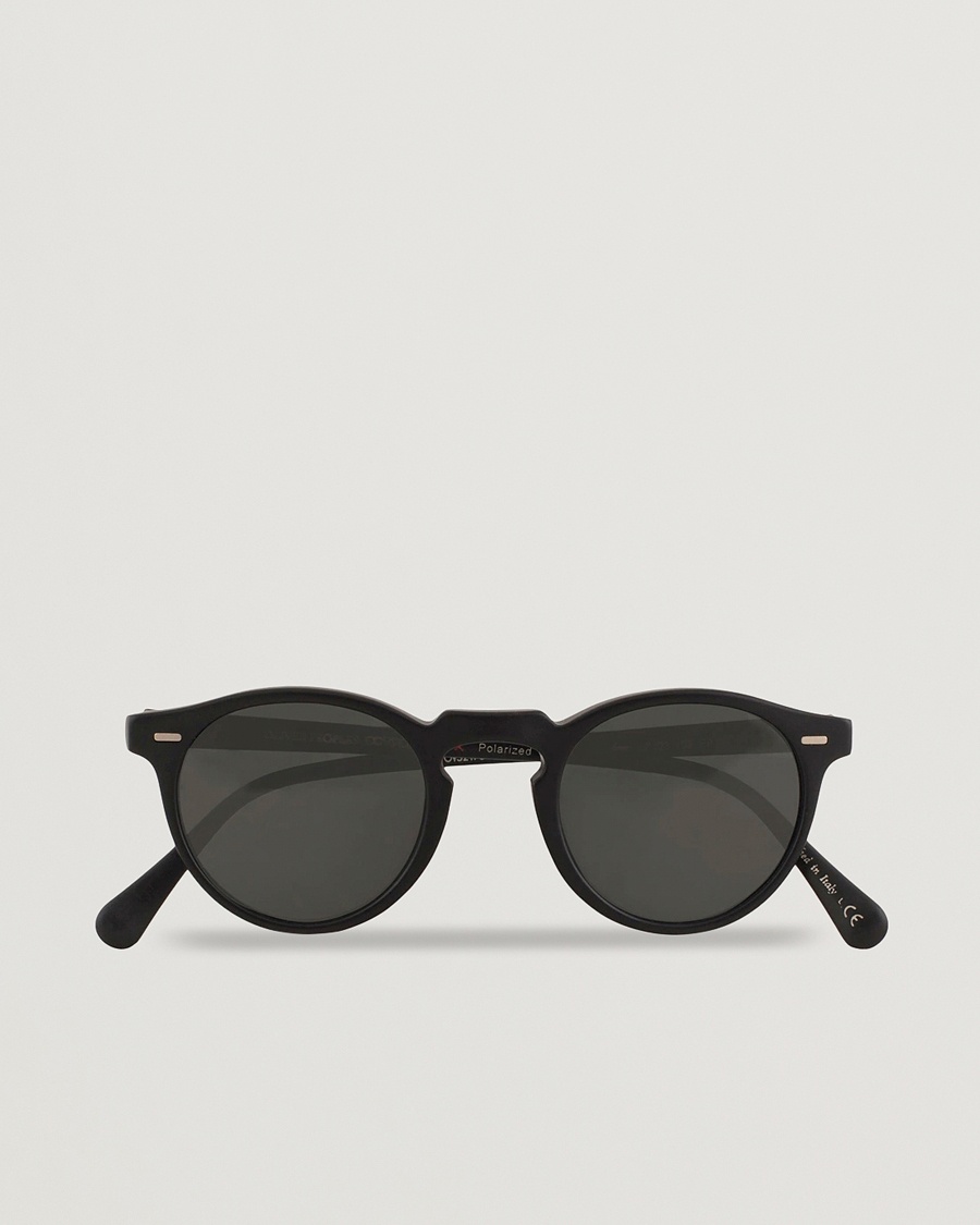 Oliver Peoples Gregory Peck Sunglasses Black/Midnight – Sort