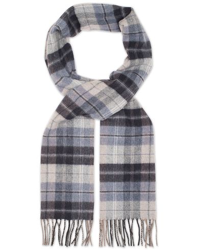  Check Wool Scarves Blue