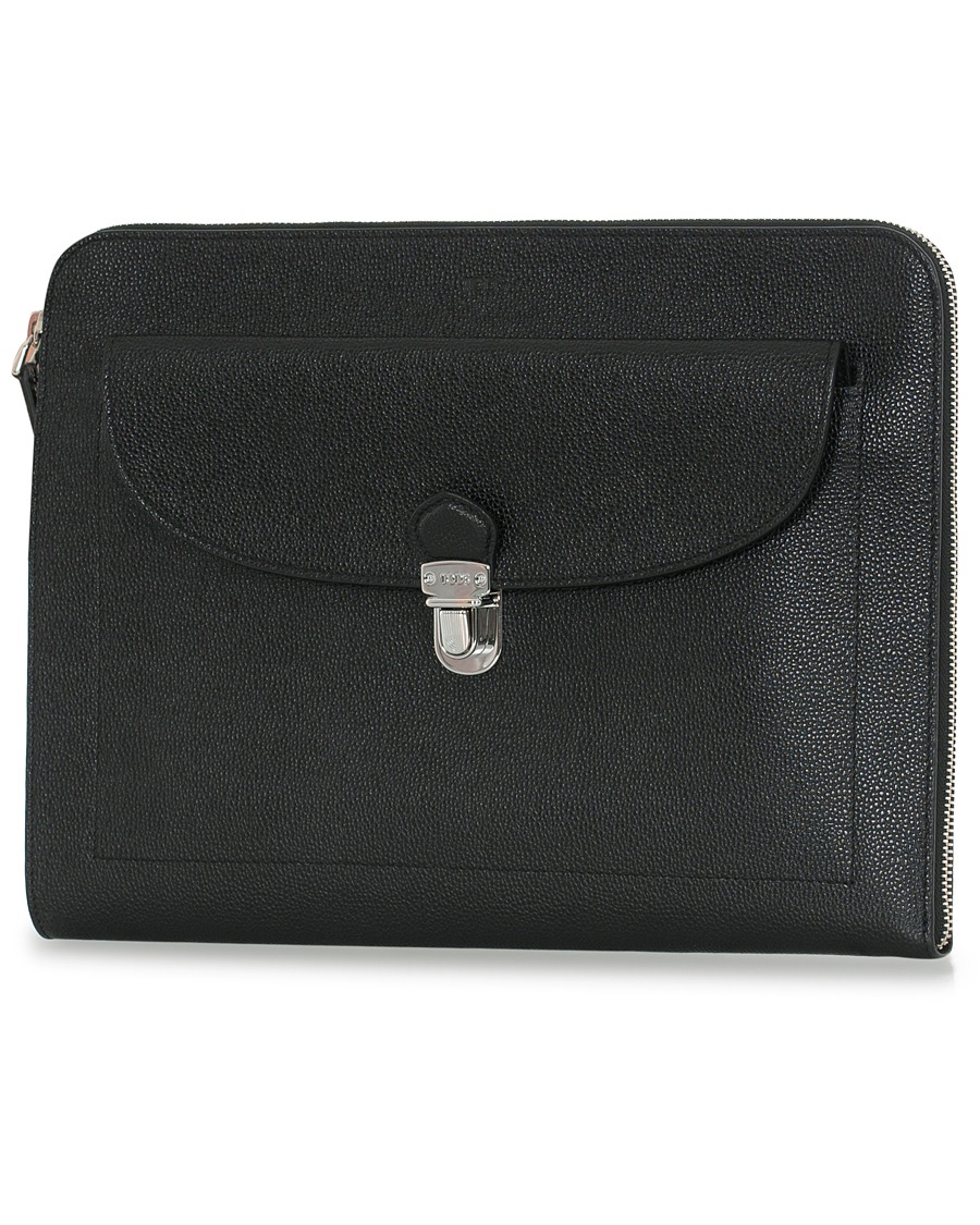  Tuc Document Case Grained Black