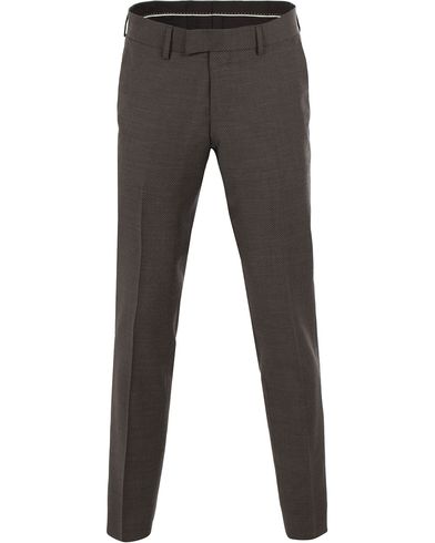  Gordon Wool Structure Trousers Dark Grey