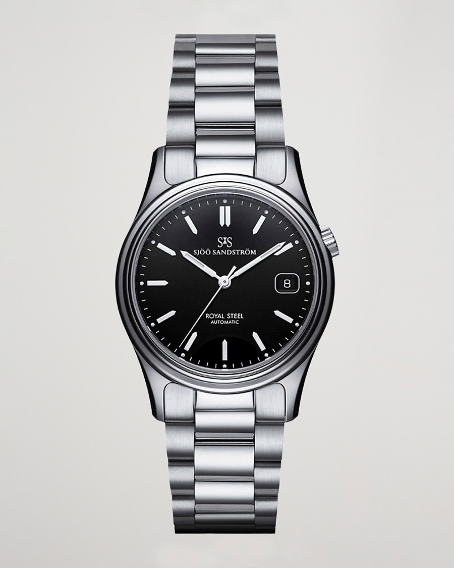 Herre | Sjöö Sandström | Sjöö Sandström | Royal Steel Classic 36mm Black with Steel