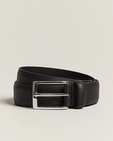 Herre | Bælter | Anderson's | Double Nappa Calf 3 cm Belt Black