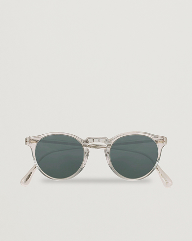 Herre | Runde solbriller | Oliver Peoples | Gregory Peck Sunglasses Crystal/Indigo Photochromic