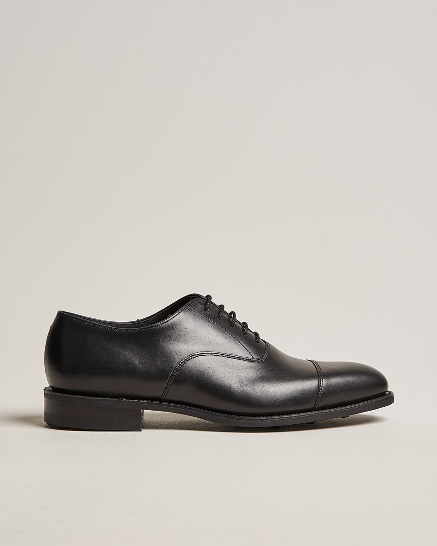 Loake 1880 Aldwych Single Oxford Black Calf – Sort