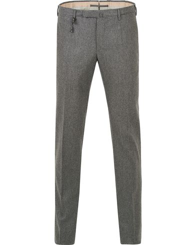  Super 100´s Flannel Trousers Dark Grey
