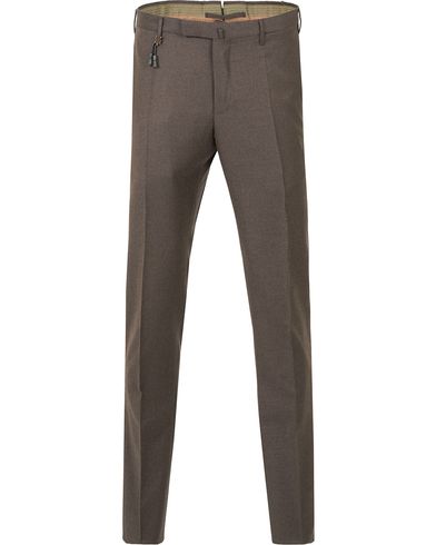  Super 100´s Light Flannel Trousers Brown