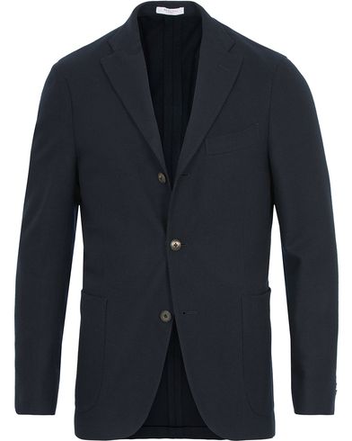  K Jacket Structured Wool Blazer Navy