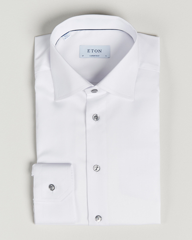 Herre | Businessskjorter | Eton | Contemporary Fit Signature Twill Shirt White