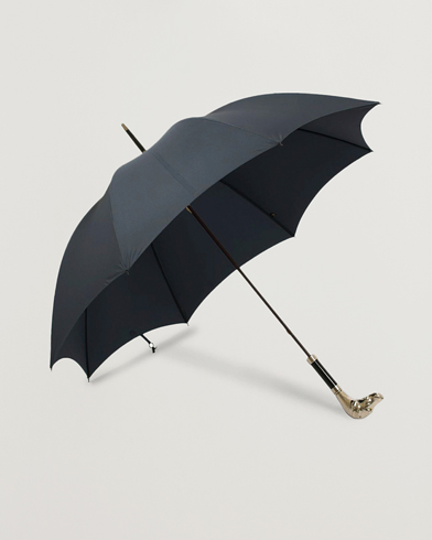 Herre | Paraplyer | Fox Umbrellas | Silver Dog Umbrella Navy