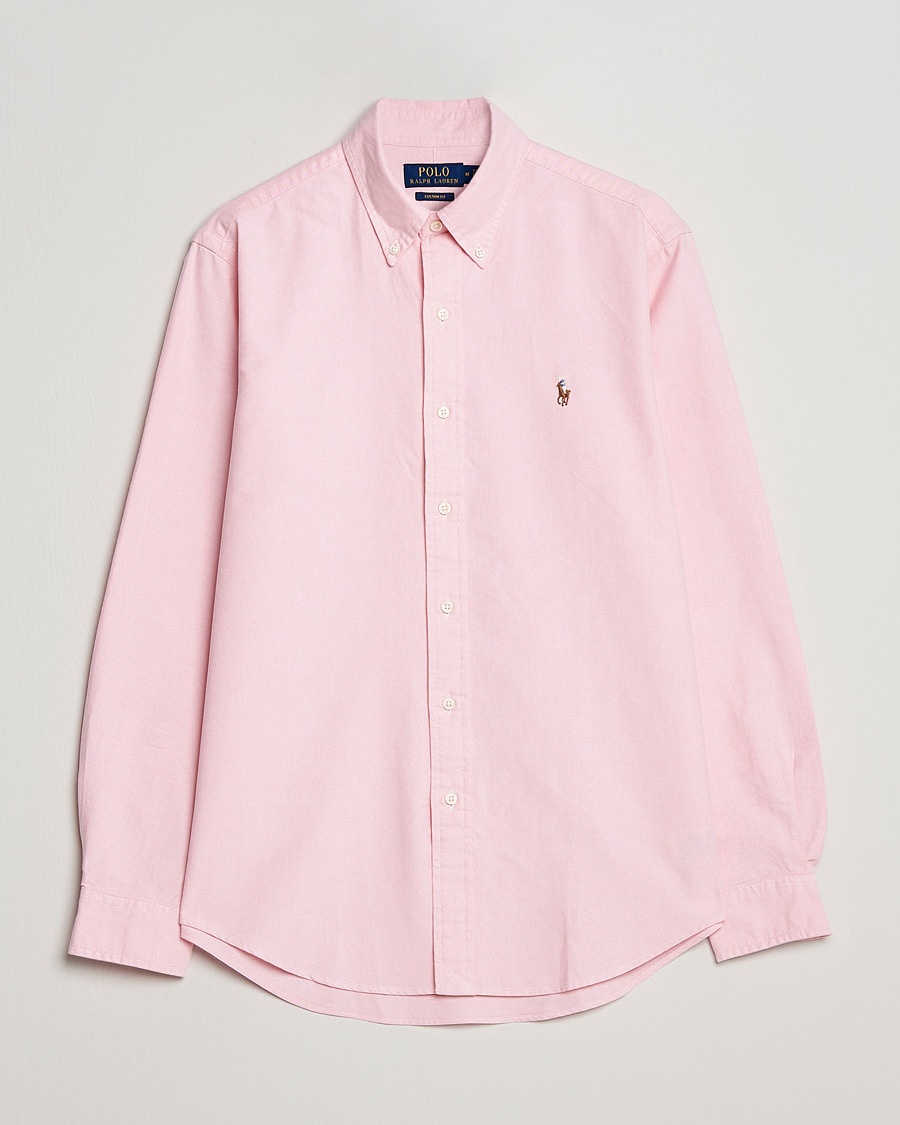 Polo Ralph Lauren Custom Fit Oxford Shirt Pink – Pink
