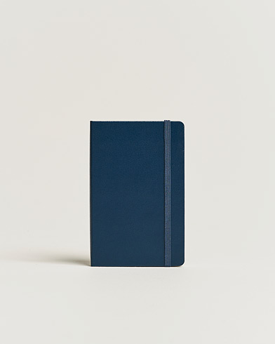 Notesbøger |  Plain Hard Notebook Pocket Sapphire Blue