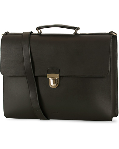  Jan Leather Briefcase Black