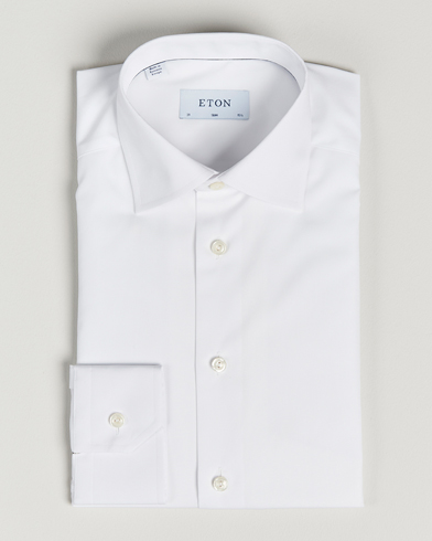 Herre | Nytår med stil | Eton | Slim Fit Poplin Shirt White
