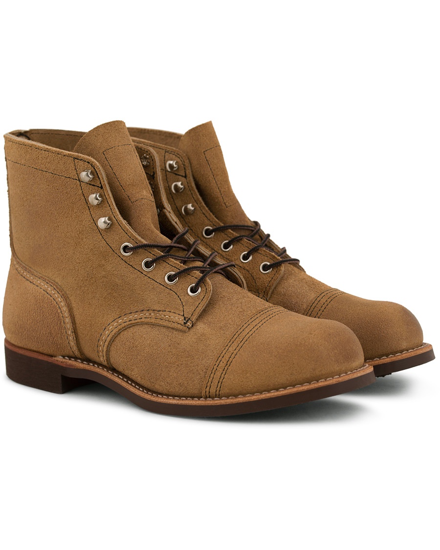 Red Wing Shoes Iron Ranger Boot Hawthorne Muleskin Leather Billede af Red Wing Shoes Iron Ranger Boot Hawthorne Muleskin Leather