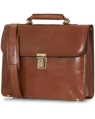  Small Briefcase Cognac Leather