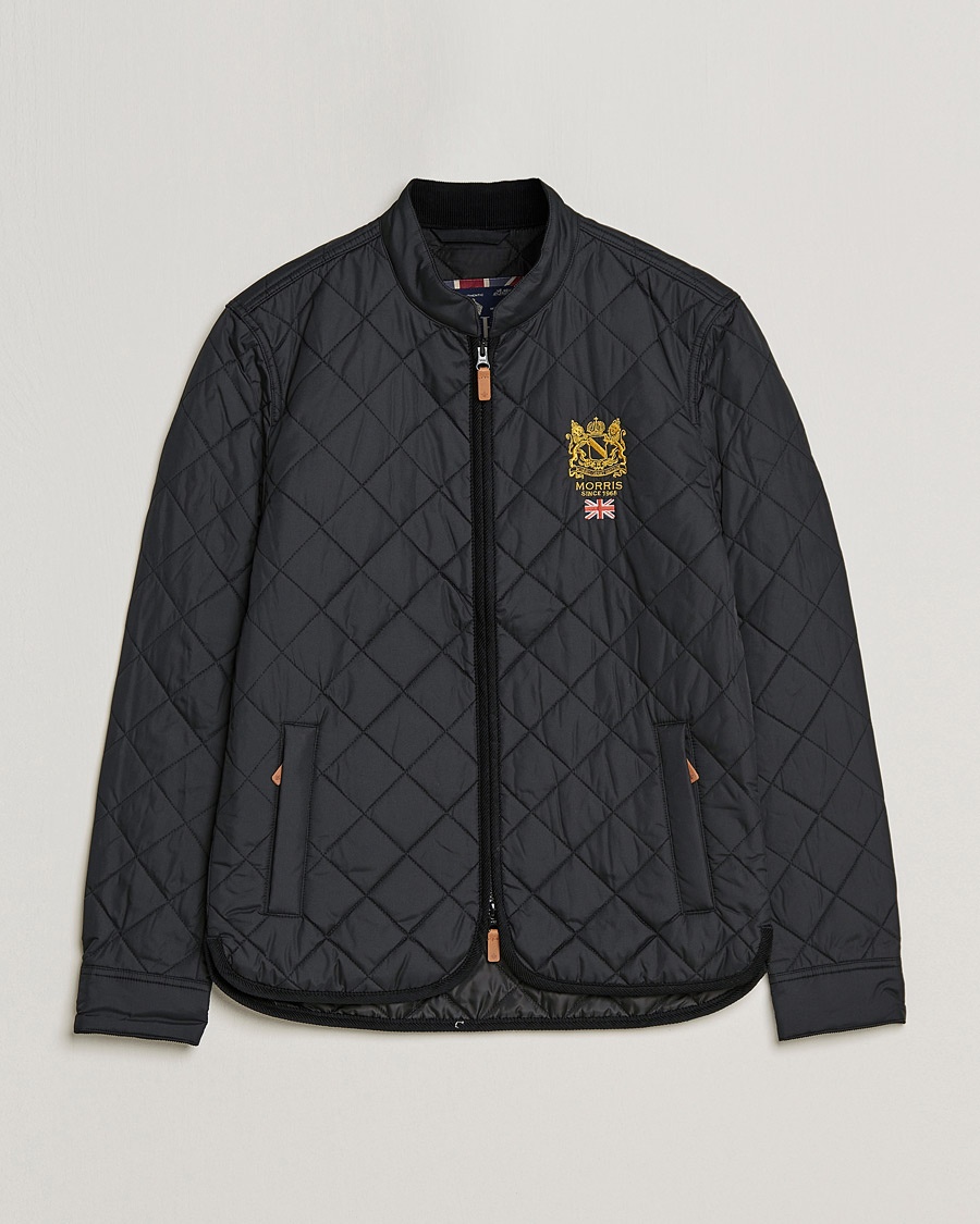 Morris Trenton Quilted Jacket Black – Sort